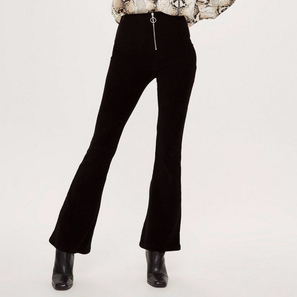 Topshop Corduroy Flare Pants